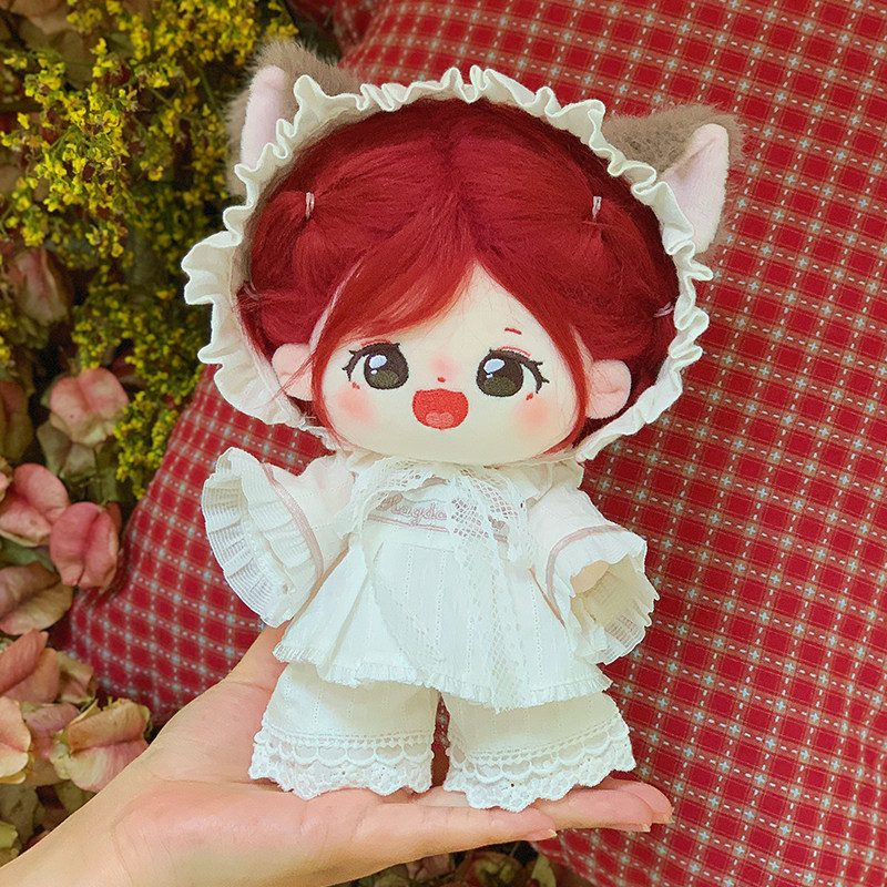 可奈造物猫猫睡衣20cm原创棉花娃娃衣服可爱连衣裙毛绒换装玩具,淘宝优惠券,粉丝福利购,淘宝优惠卷