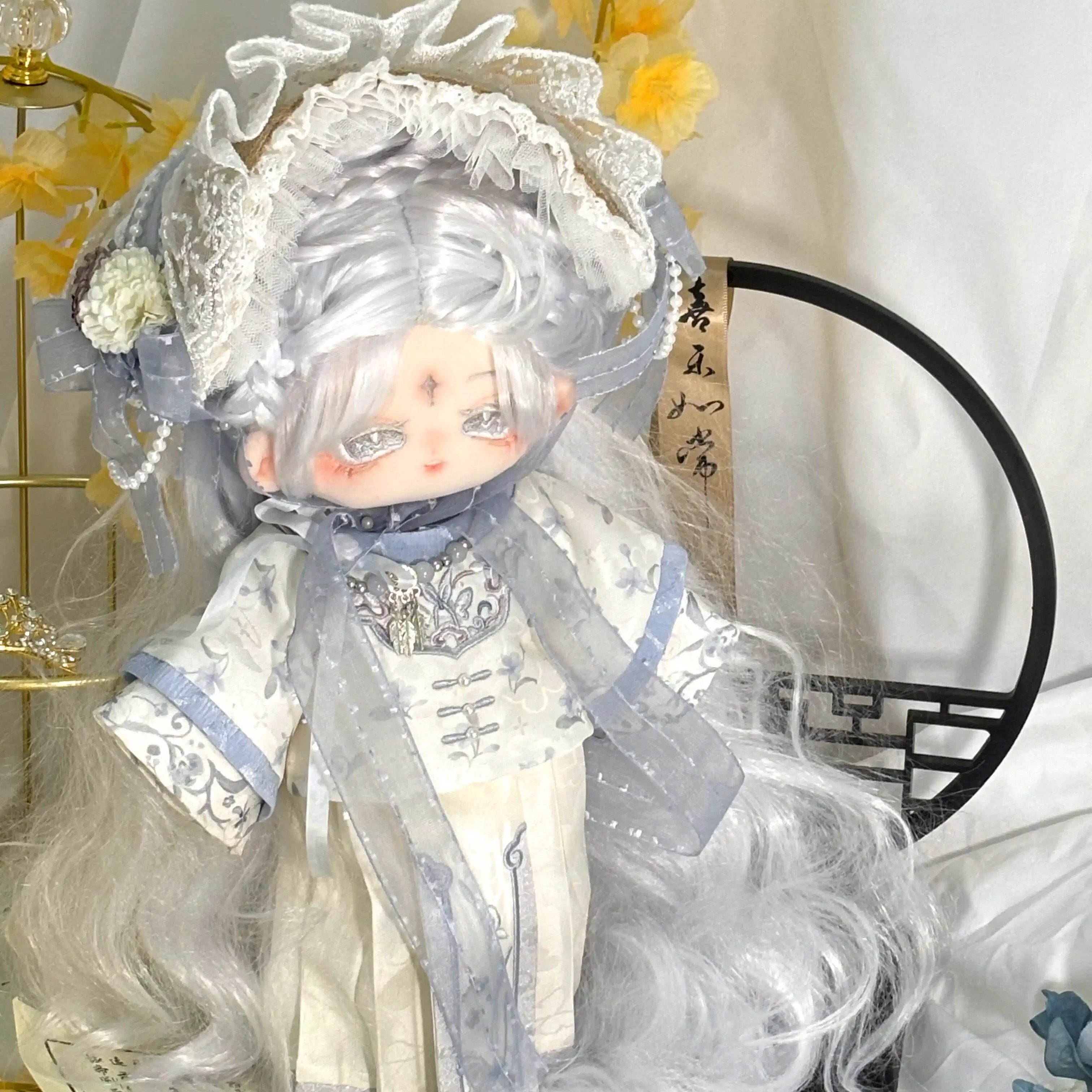 园长裤茶茶故梦云烟sp兰亭旧事棉花娃衣25-30CM汉洋折衷国风古装,淘宝优惠券,粉丝福利购,淘宝优惠卷