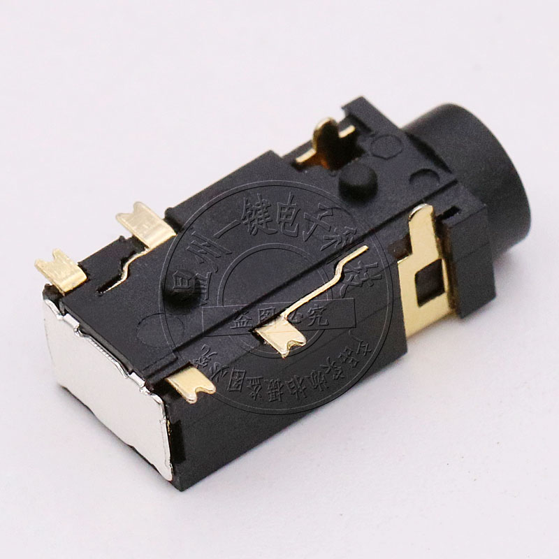 PJ-324S电源接口3.5耳机插座6脚插脚2只固定脚 Ф3.5MM插口母座 - 图3