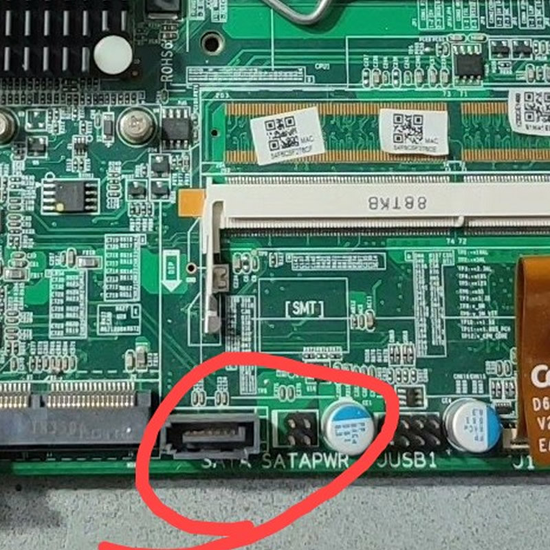 工控机硬盘线4P 升腾D660迷你主机 小4针接hdd sdd固态sata电源线 - 图1