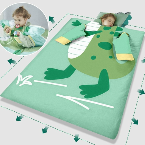 Детский спальный мешок, универсальное одеяло для школьников на четыре сезона, увеличенная толщина, поддерживает постоянную температуру