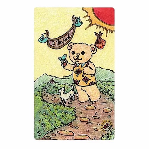 现货正版布偶熊塔罗牌迷你版 Muppet Bear Tarot78张韦特体系卡牌 - 图0