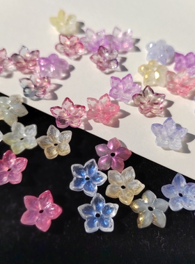 琉璃五瓣花小雪莲手工diyDIY