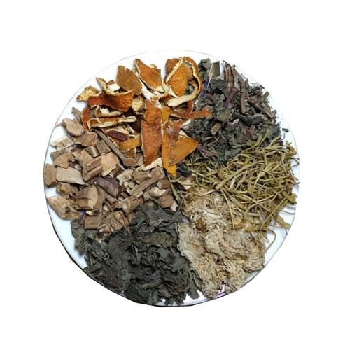 中草药洗头包去油防脱侧柏叶桑叶苦丁茶洗发养护头疗店供货熏蒸粉 - 图3