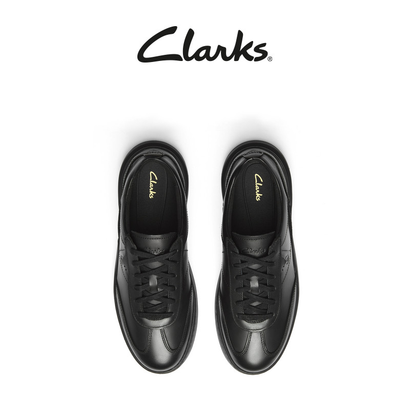 Clarks其乐Courtlite Pure秋冬新品男鞋复古小白鞋运动德训板鞋男,淘宝优惠券,粉丝福利购,淘宝优惠卷