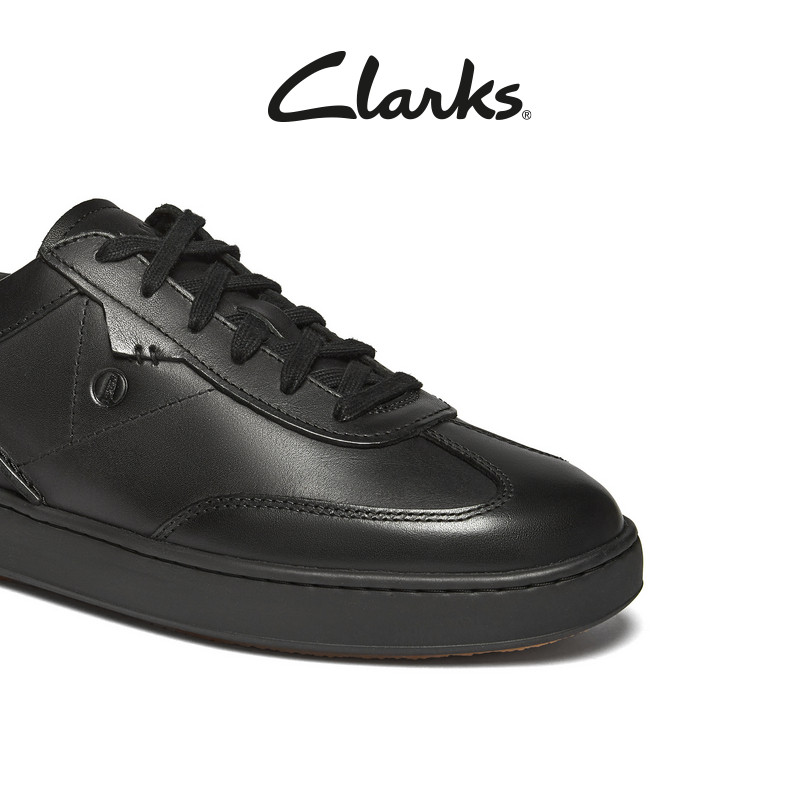 Clarks其乐Courtlite Pure秋冬新品男鞋复古小白鞋运动德训板鞋男,淘宝优惠券,粉丝福利购,淘宝优惠卷