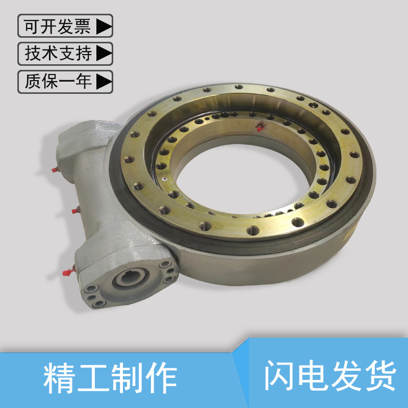 回转驱动 回转驱动减速器 蜗轮蜗杆回转转盘 围栏式回转式减速器 - 图2