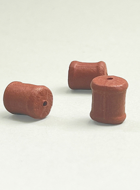 朱雀砂竹节珠喜牌手串