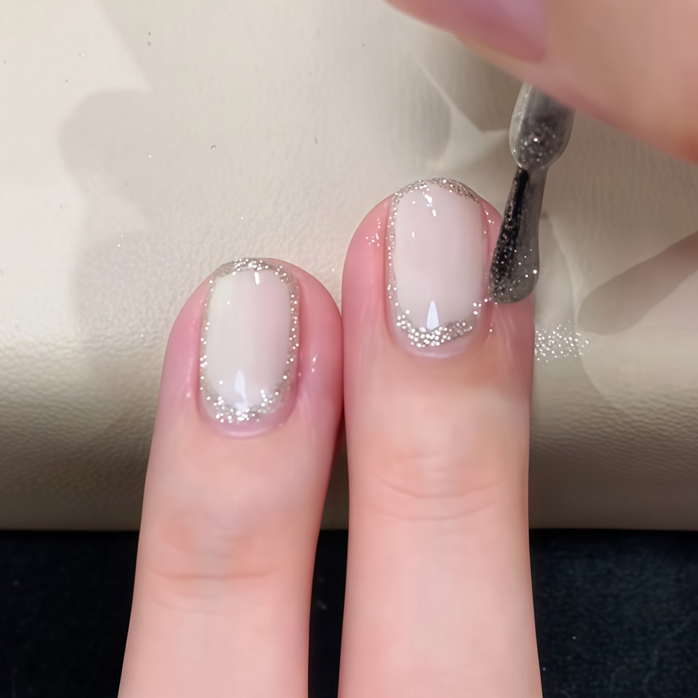 夏日温柔 冰透白色美甲！2025新款指甲油免烤快干持久脚趾白开水,淘宝优惠券,粉丝福利购,淘宝优惠卷