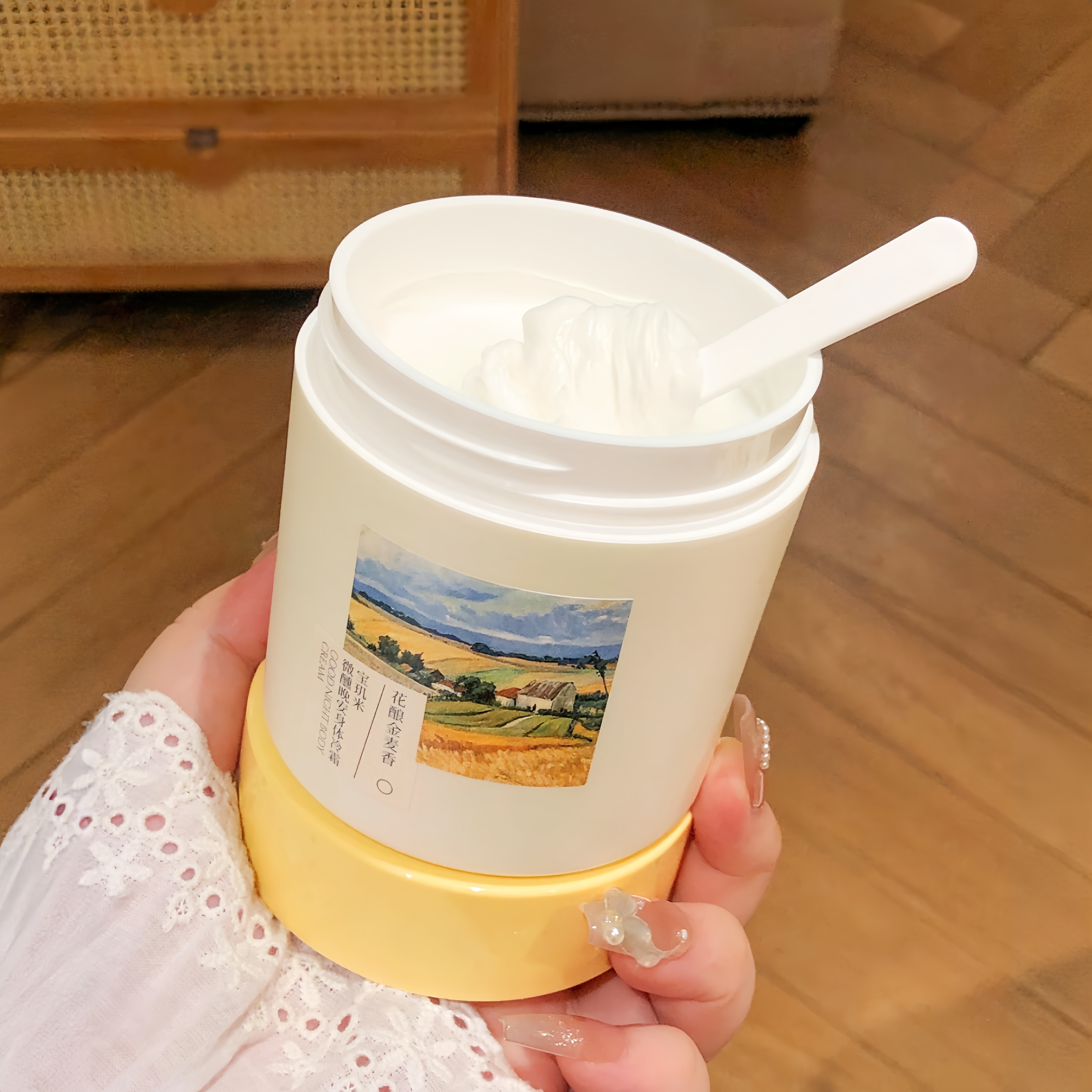 钓系玫瑰花香！宝玑米身体乳冷霜保湿滋润持久留香润肤乳香体燕麦 - 图1