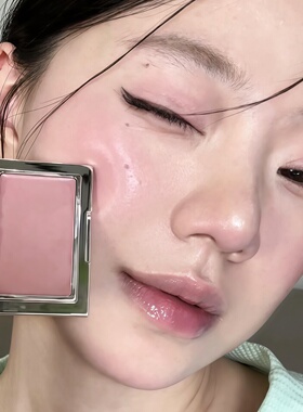 底妆级质地！hyntoor黑兔腮红膏泥mv01收缩灰粉紫色2025新款爆款
