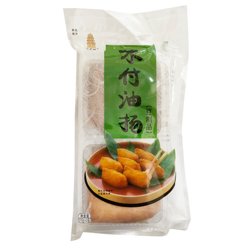 日式味付豆皮 油扬寿司 稻荷腐皮寿司 富味豆皮220g关东煮乌冬面 - 图0