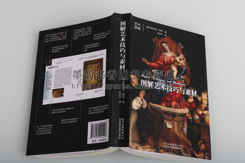 正版 艺术辞典系列图解艺术技巧与素材 艺术理论书籍剖析经典画作表现手法图解艺术技巧基础教程名家艺术作品鉴赏书籍北京美术摄影 - 图1