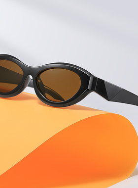 欧美小框猫眼太阳镜2025新款