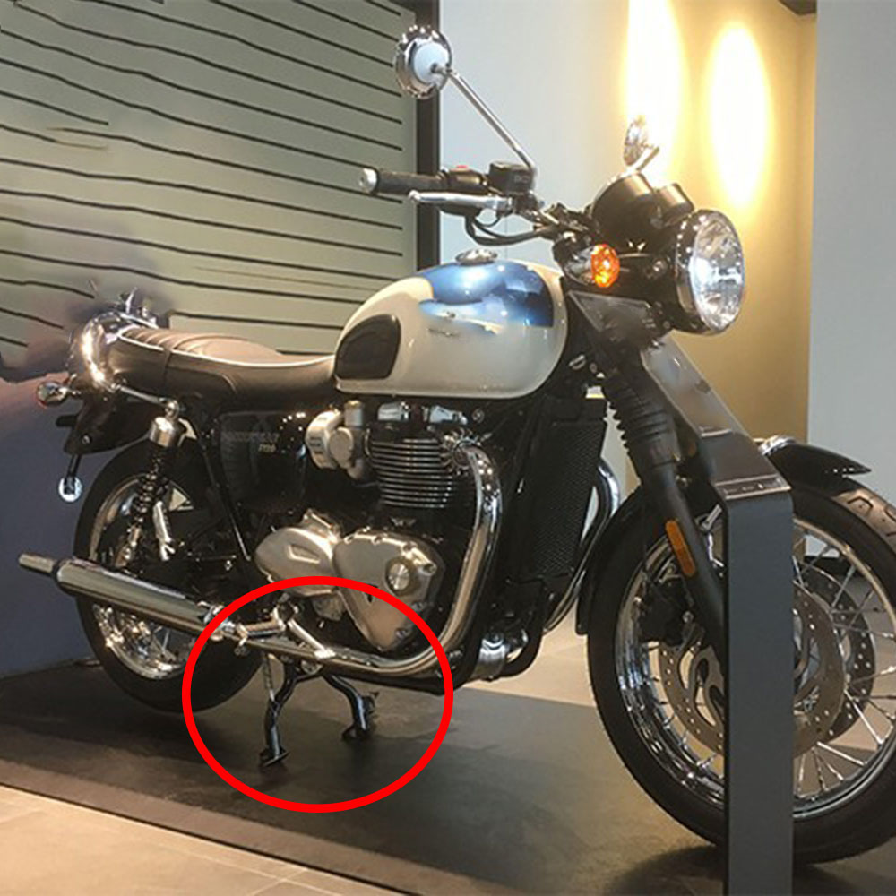 适用于凯旋T100 T120速度大师 Bobber 中撑起车大撑大脚架配件 - 图0