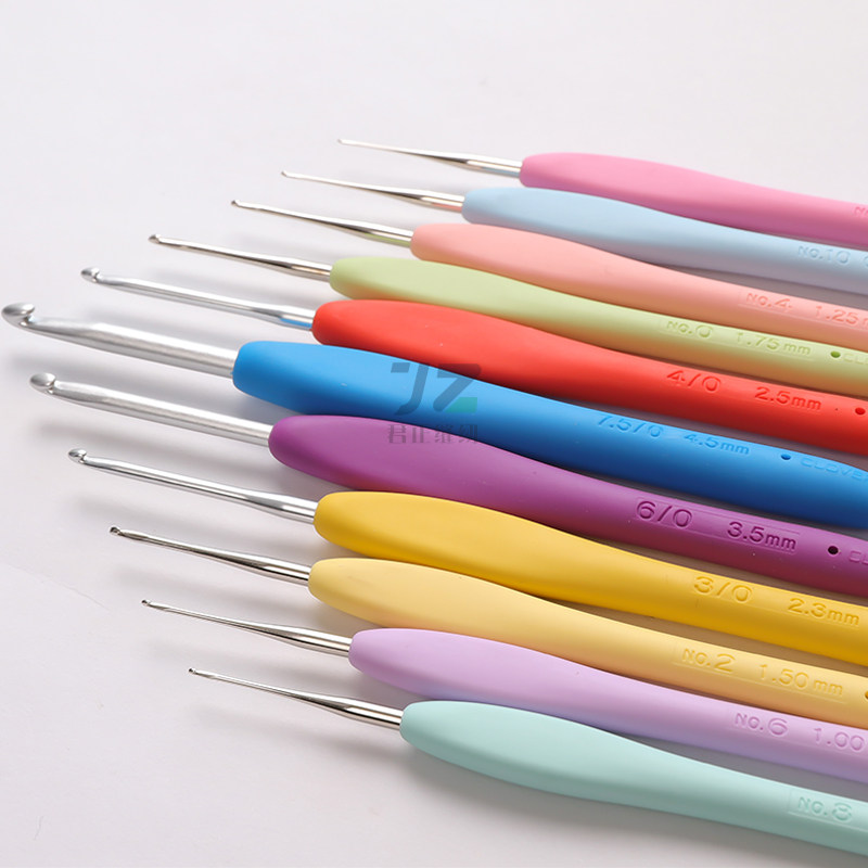 日本进口可乐Clover彩色暧昧钩针 蕾丝钩针中粗细款毛线编织工具,淘宝优惠券,粉丝福利购,淘宝优惠卷