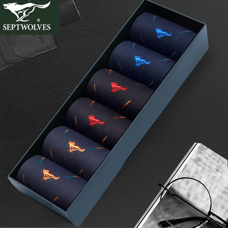 七匹狼男士薄款透气休闲夏商务袜 七匹狼德立德短袜/打底袜/丝袜/美腿袜