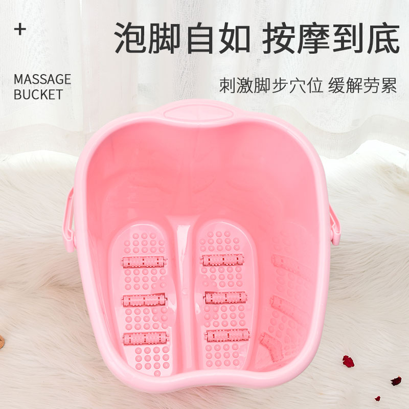 亮朵家居专营店泡脚桶过小腿过膝盖洗脚桶家用塑料足浴盆桶吴昕同款加高深桶神器1