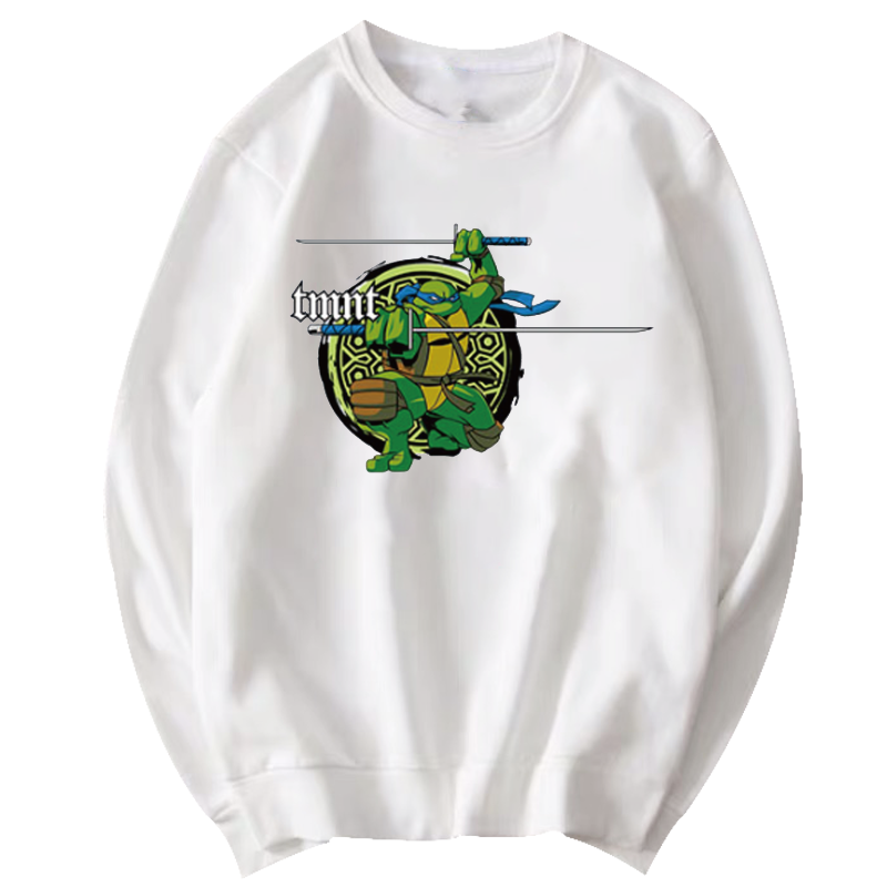 忍者神龟动漫周边圆领男女柔软卫衣 简绒卫衣