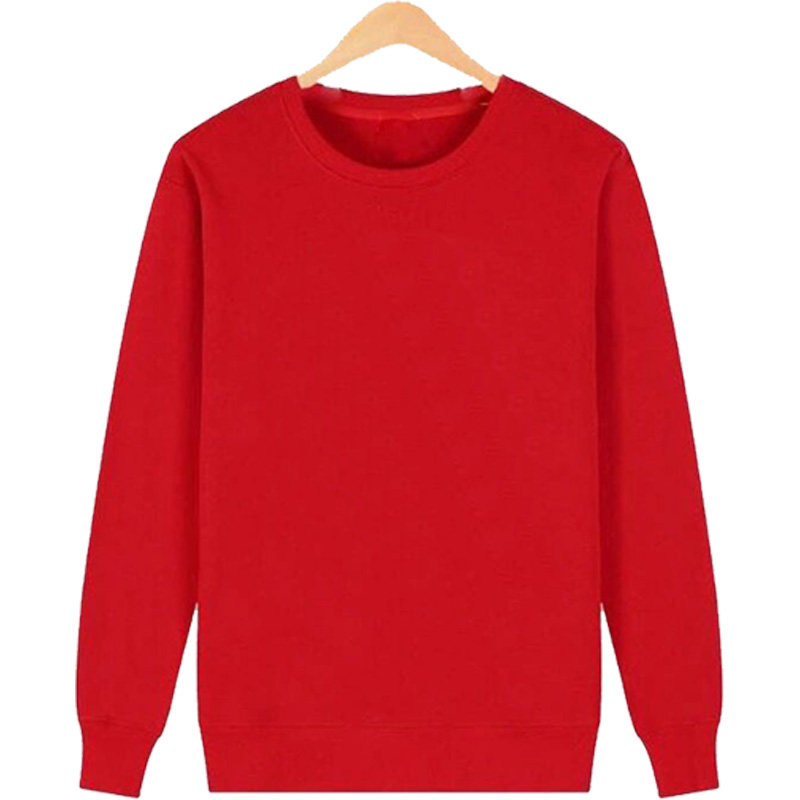 卫衣logo圆领衫diy班服照片工作服 简绒卫衣