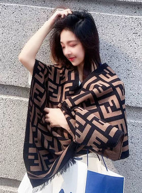 简约围巾女加厚冬季韩版女冬季