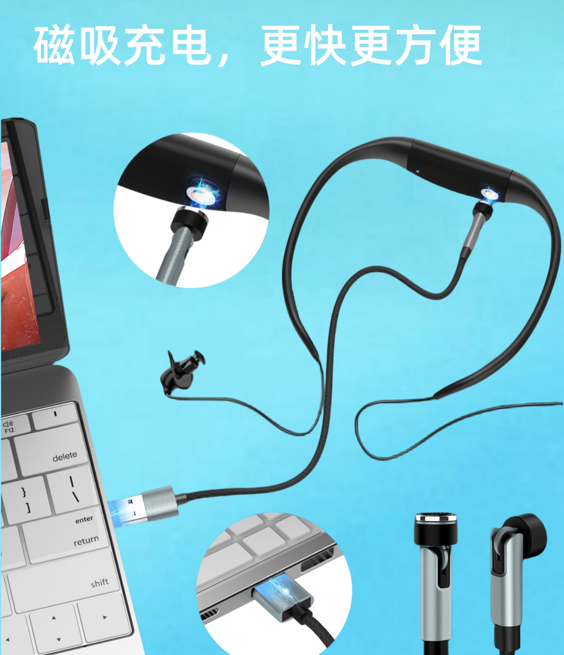 Tayogo防水蓝牙耳机带FM蓝牙5.3内置8GB内存MP3游泳听歌水下专用-图0