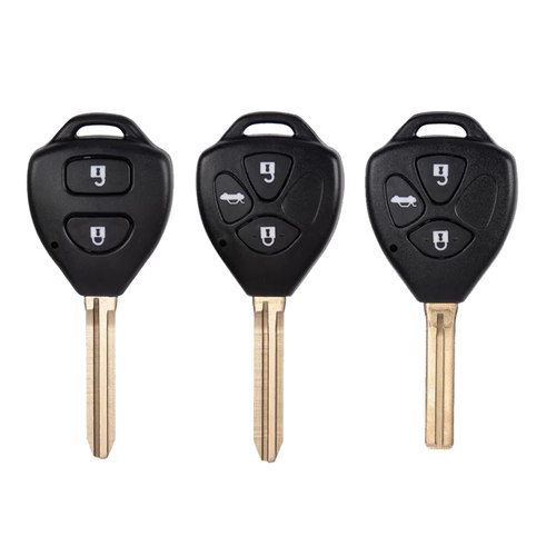 适用于丰田卡罗拉凯美瑞威驰皇冠锐志RAV4遥控器钥匙直板外壳替换 - 图3