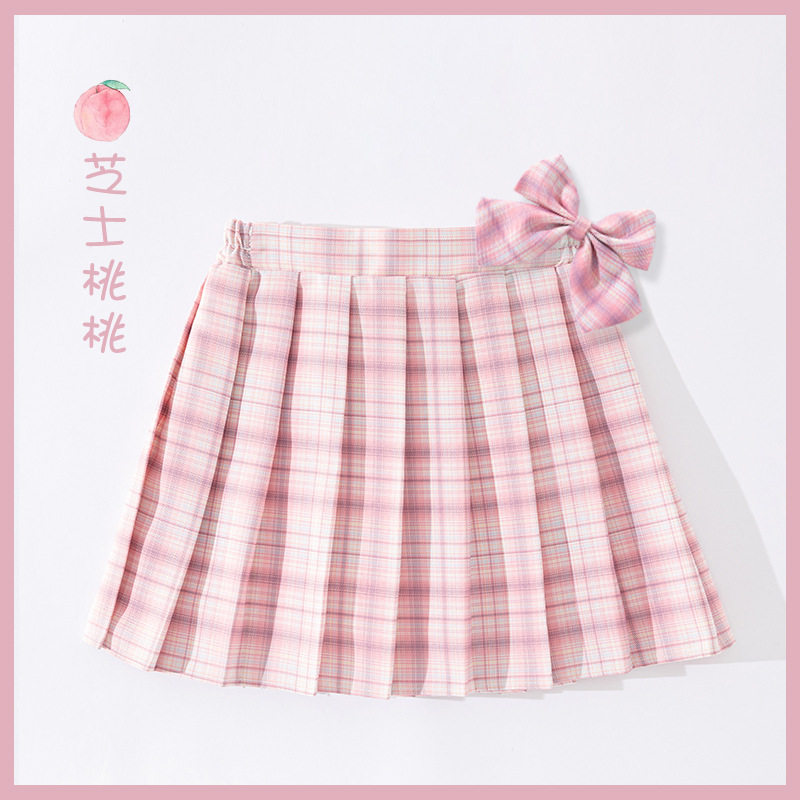 女童学院风JK短裙2025春秋新款儿童百褶裙半身裙洋气大童裙子秋装,淘宝优惠券,粉丝福利购,淘宝优惠卷