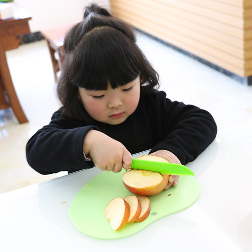 儿童塑料刀幼儿园用安全水果刀具瓜果刀不伤手玩具菜刀小朋友小刀 - 图2