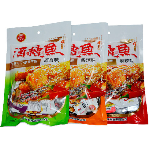 皇冠江西庐山九江湖口大家食品愚哥牌吉阿婆酒糟鱼原香三种口味 - 图3