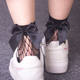 Lolita bow Princess style ຖົງຕີນປາສັ້ນເກົາຫຼີ