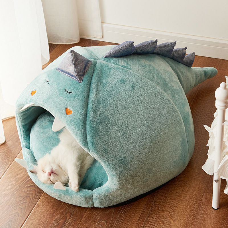 Pet Nest House Soft Warm Dog Cat Home Comfortable Comfy Bed - 图1