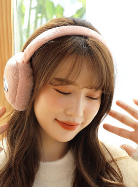 soft plush womens ear muffs earwarmer winter warmers girls