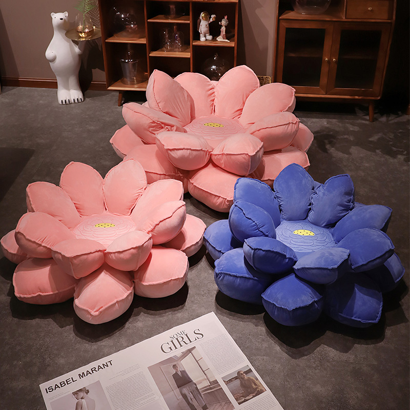 莲花坐垫好运莲莲蒲团搞怪屁垫飘窗懒人沙发坐墩家用榻榻米地垫女 - 图2