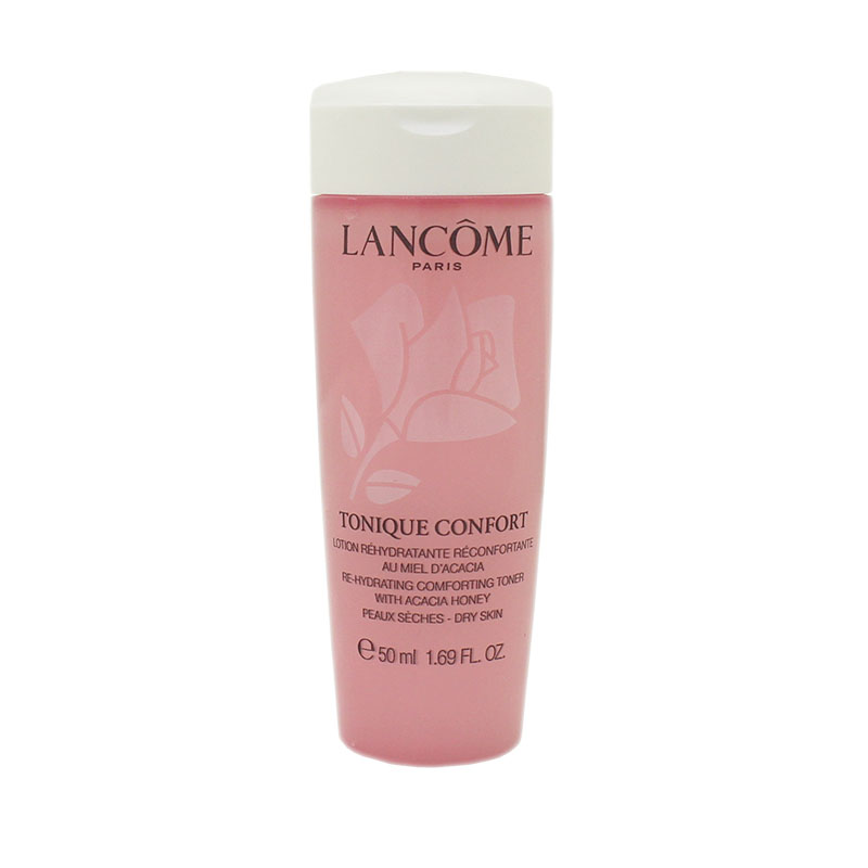 正品免税版 Lancome兰蔻粉水玫瑰露清滢柔肤滋润化妆水50ml中小样