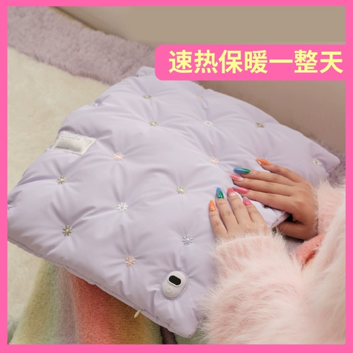 Емкость для воды с пухом, перезаряжаемая зимняя грелка для рук