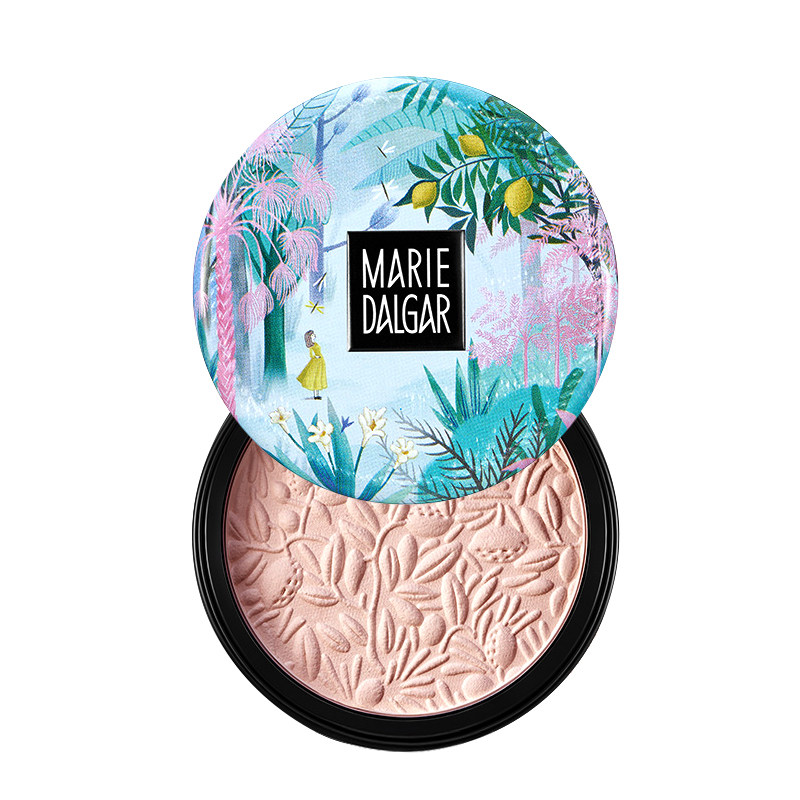 玛丽黛佳青柠蜜粉饼定妆粉正品散粉 思琪化妆品粉饼