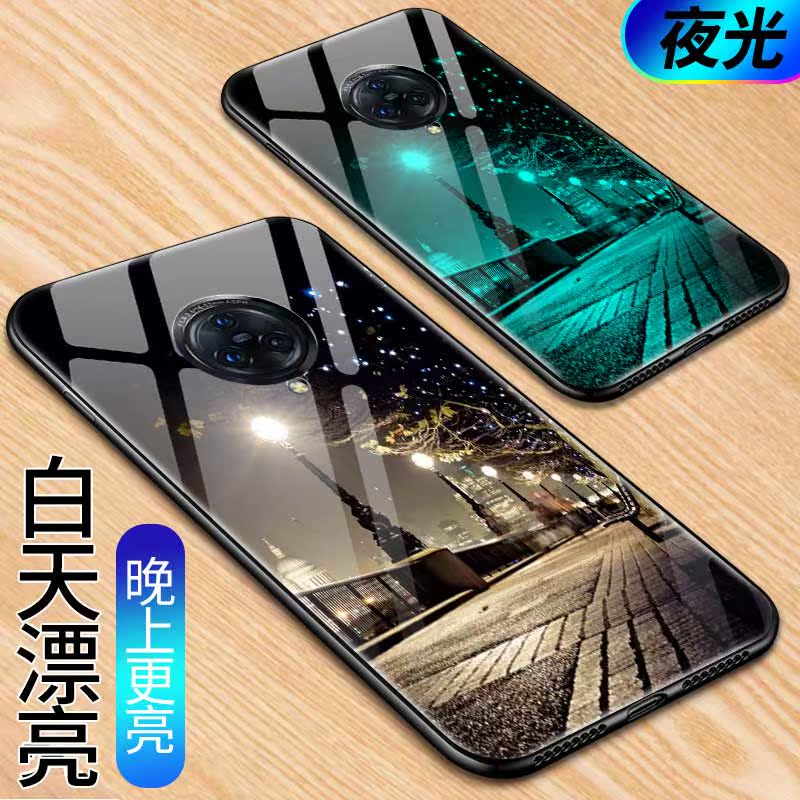 vivonex3手机壳夜光镜面vivo nex3玻璃保护套vovi nex35g旗舰版创意男女vivi防摔硅胶全包个性网红nex3 5g版 - 图3