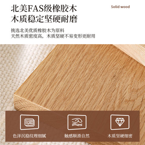 蓝色理想岩板餐桌椅组合家用可伸缩实木圆桌小户型可伸缩变圆餐桌 - 图3