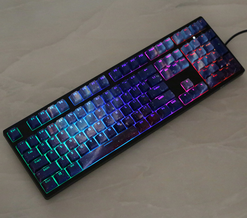 AKKO Ducky魔力鸭 3108S RGB cherry樱桃轴星空繁星游戏机械键盘-图1