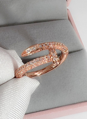 钉子开口KAKA铜潮流情侣