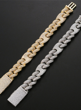 欧美新款超密微镶锆石