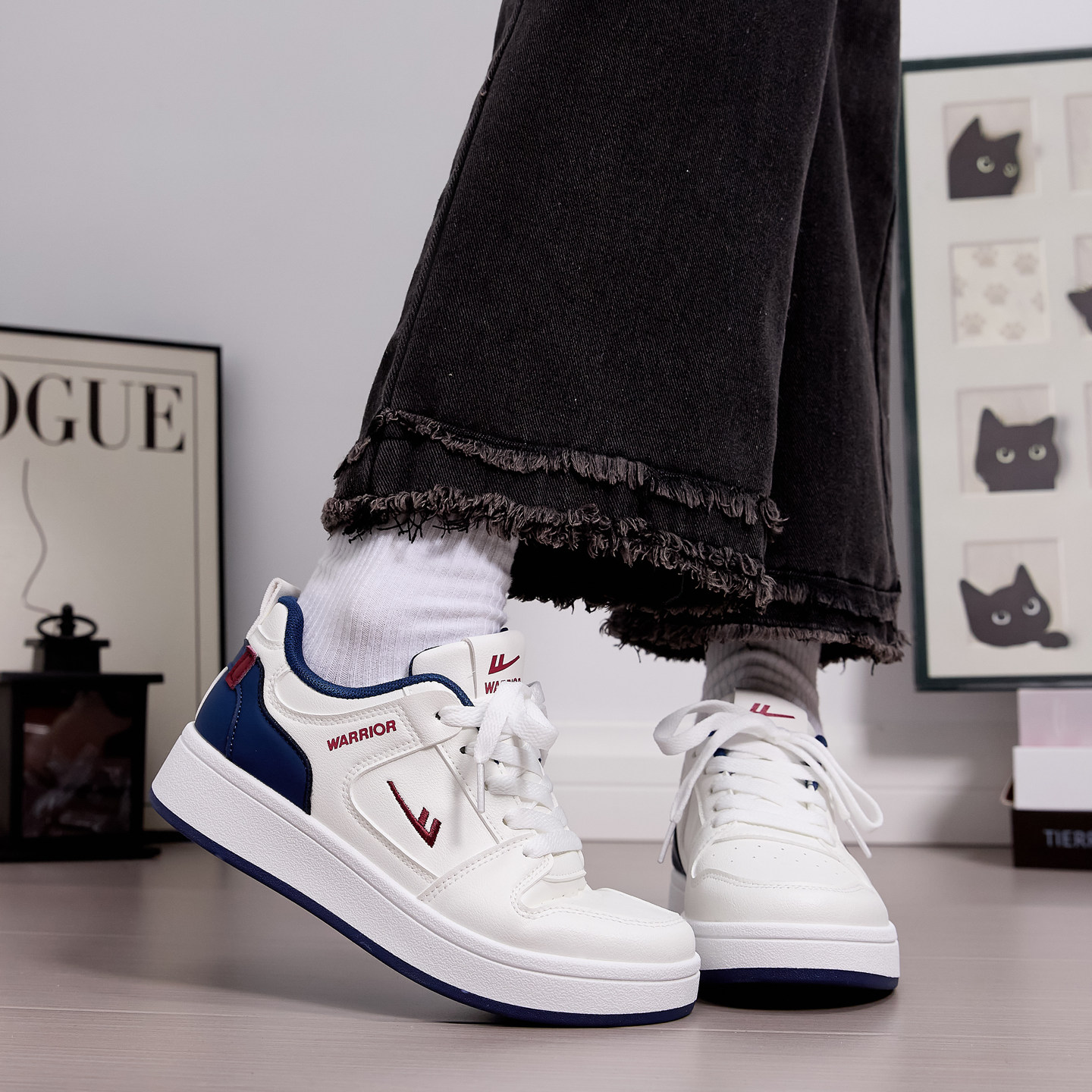 回力小白鞋秋冬男女情侣款时尚厚底显高学生板鞋百搭休闲运动鞋子,淘宝优惠券,粉丝福利购,淘宝优惠卷