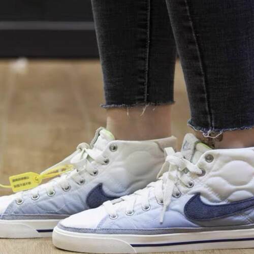 Nike耐克 COURT LEGACY MID女子中帮帆布运动休闲板鞋 DO2340-941 - 图3