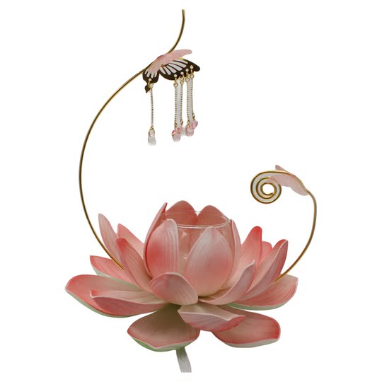 新中式元旦新年花灯荷花灯莲花灯花灯舞蹈古风中国风汉服拍照道具