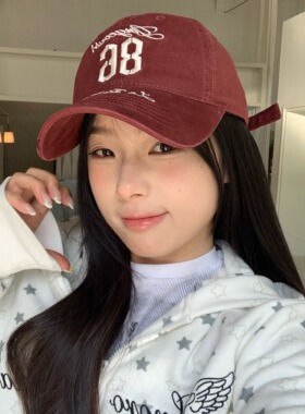 陈奶奶全棉刺绣水洗棒球帽子女
