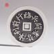 S925 sterling silver nine-character mantra and eight trigrams pendant necklace
