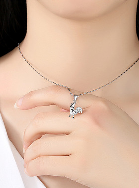 十二生肖鸡吊坠项链本命年鸡年