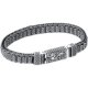 Handmade 925 Intime Silver Dragon Scale Passepartout Bracelet