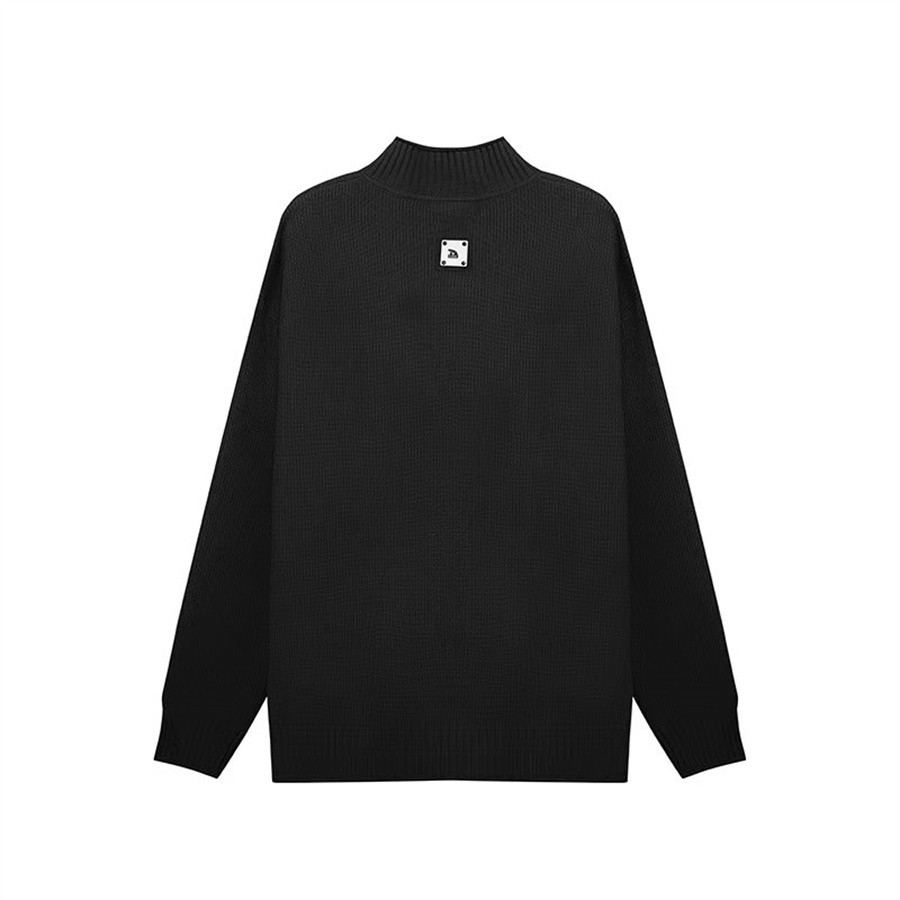 HX狐轩男装秋冬新款圆领毛衫2025年潮流韩版帅气毛衣内塔针织衫潮 - 图2